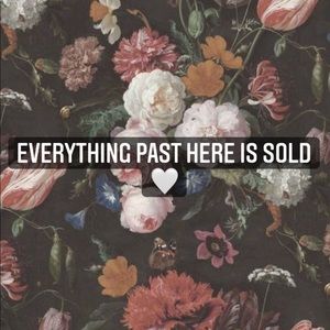 SOLD ITEMS 🤍